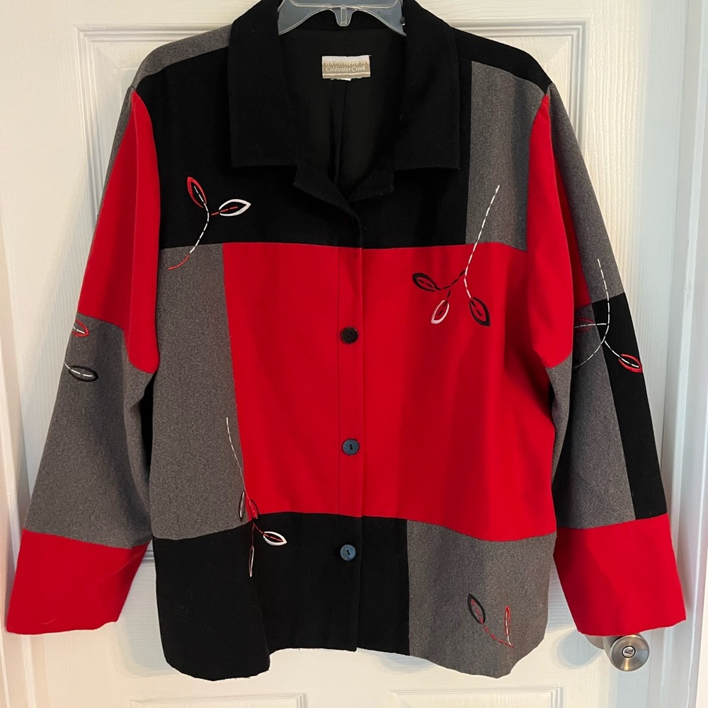 Coldwater Creek Patchwork Blazer